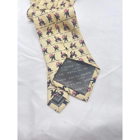 The Tie Studio handmade silk tie - Picture 6 of 9